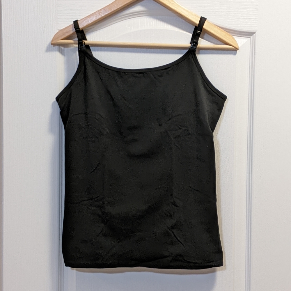 *LIKE NEW* Black Thyme Maternity nursing tank top